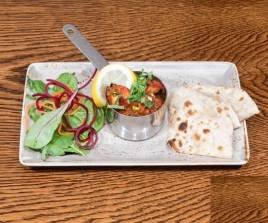 Chicken Chaat on Puri