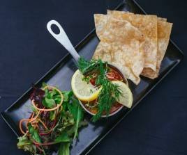 Prawn Chaat Puri