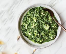Saag Paneer (Spinach & Indian Cheese)